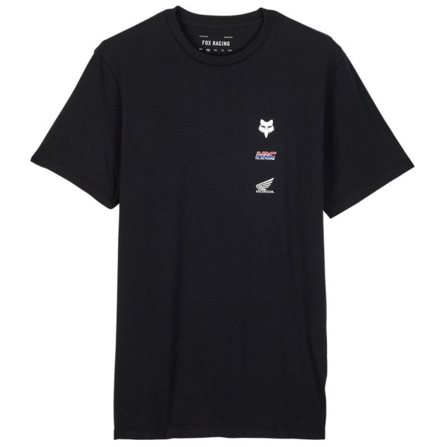 Футболка FOX PREMIUM Short Sleeve Tee - HONDA® [Black]