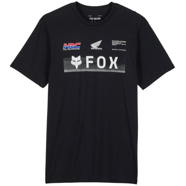 Футболка FOX PREMIUM Short Sleeve Tee - HONDA® [Black]