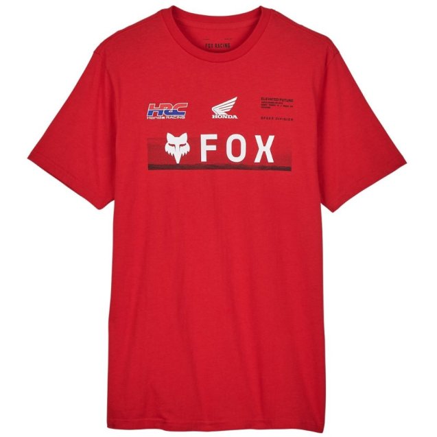 Футболка FOX PREMIUM Short Sleeve Tee - HONDA® [Flame Red]