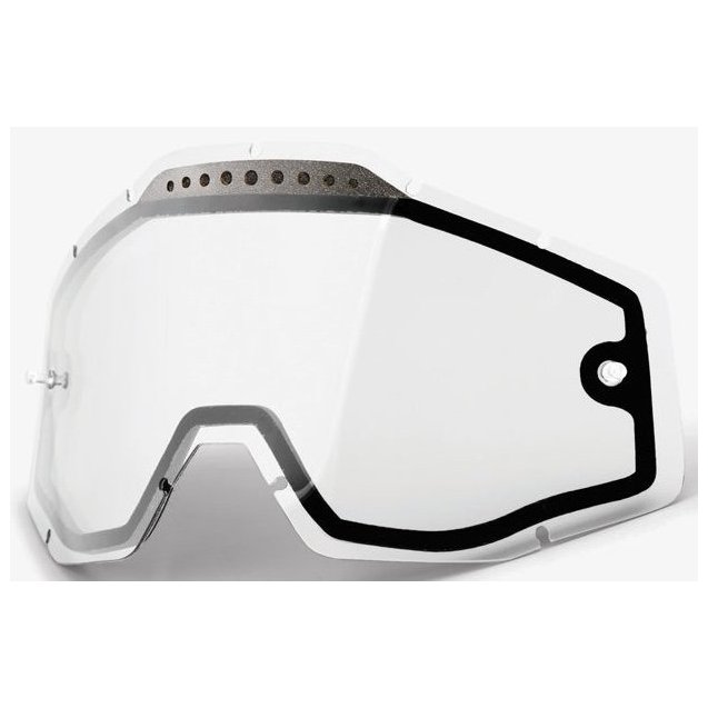 Лінза 100% RC/AC/ST Dual Vented Lens [Clear]