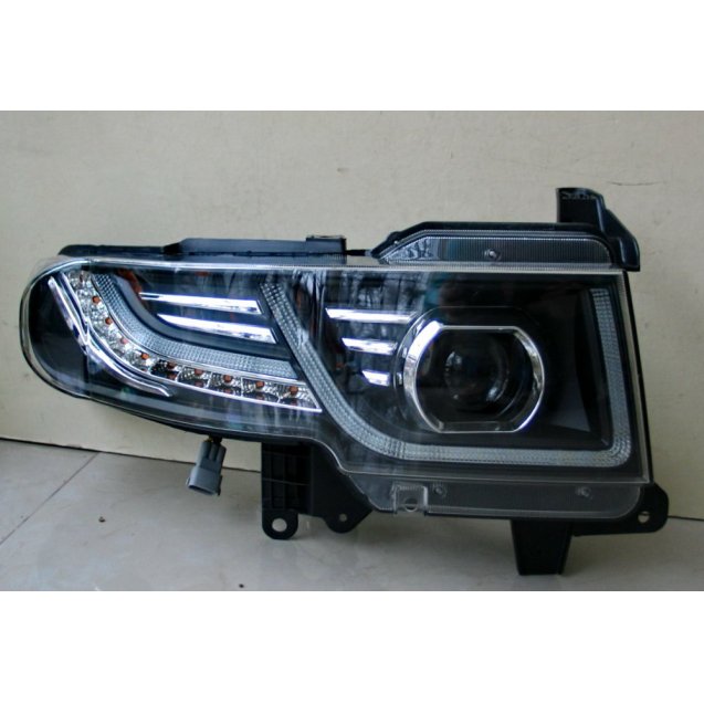 FJ Cruiser оптика передняя черная стиль Evoque restyling