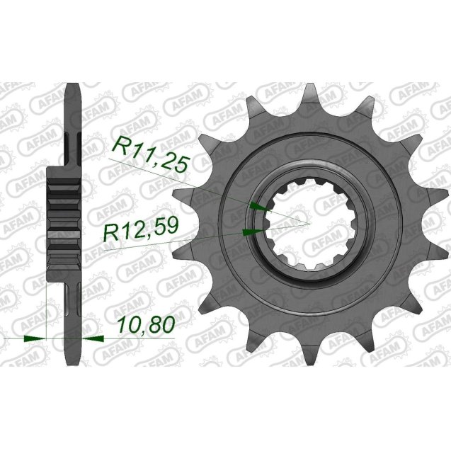 Зірка AFAM 520 Sprocket - Aprilia