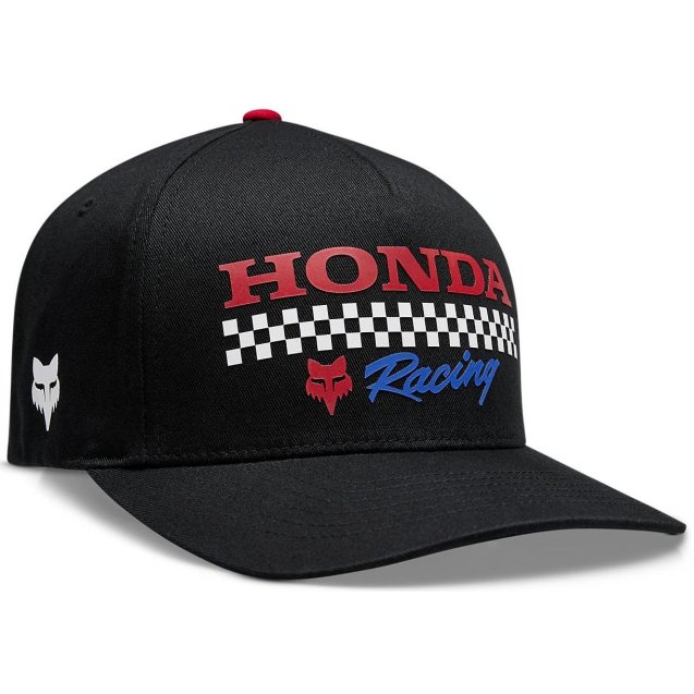Кепка FOX FlexFit Hat - HONDA® [Black]