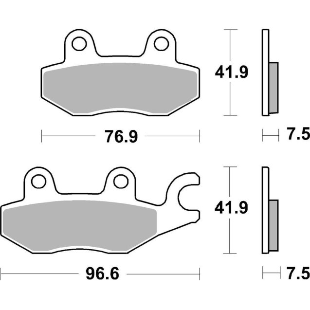 Гальмівні колодки SBS Performance Front Brake Pads