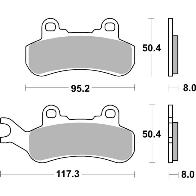 Гальмівні колодки SBS Sport Brake Pads