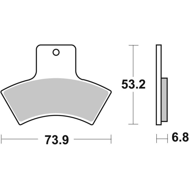 Гальмівні колодки SBS Standard Brake Pads