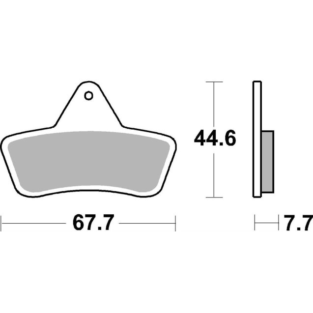 Гальмівні колодки SBS Standard Brake Pads