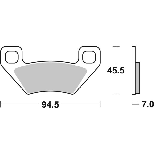 Гальмівні колодки SBS Standard Brake Pads