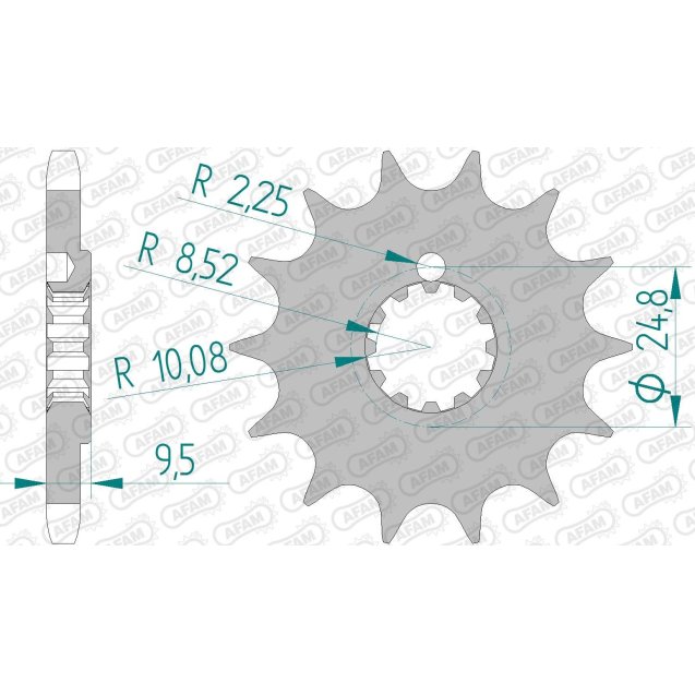 Зірка AFAM 428 Sprocket - KTM