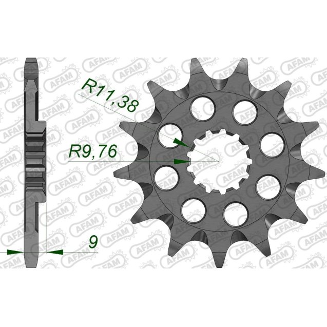 Зірка AFAM 520 Grooved Sprocket - Suzuki