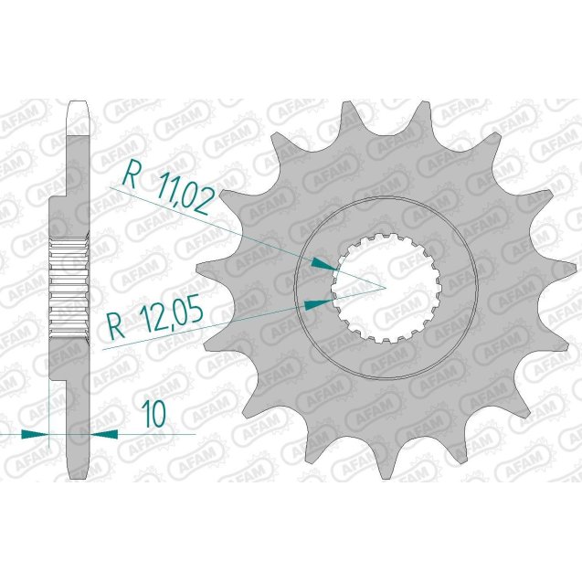 Зірка AFAM 520 Sprocket - BMW