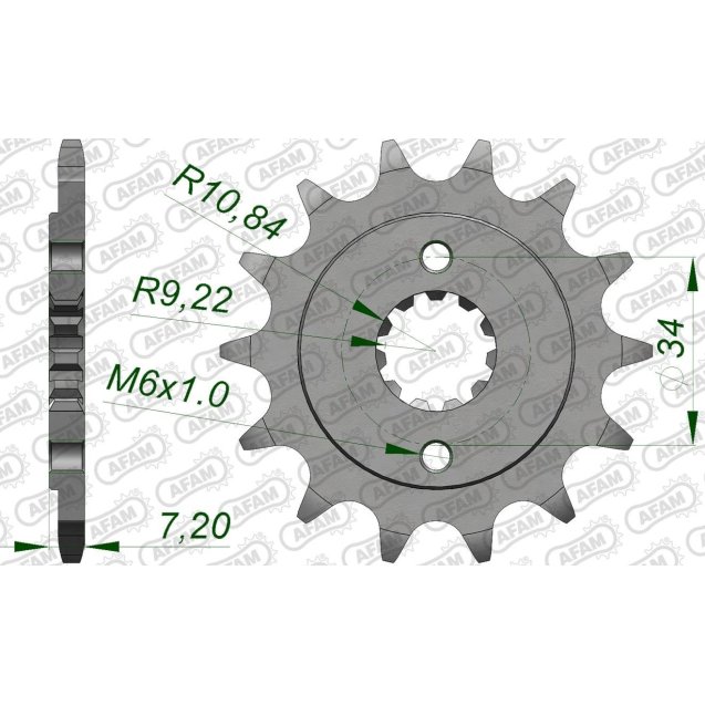 Зірка AFAM 520 Sprocket - Honda