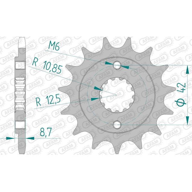 Зірка AFAM 520 Sprocket - Kawasaki
