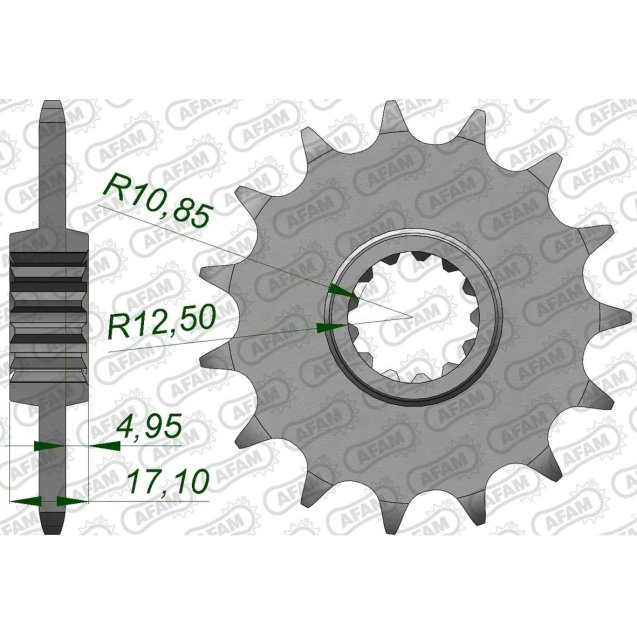 Зірка AFAM 520 Sprocket - Honda