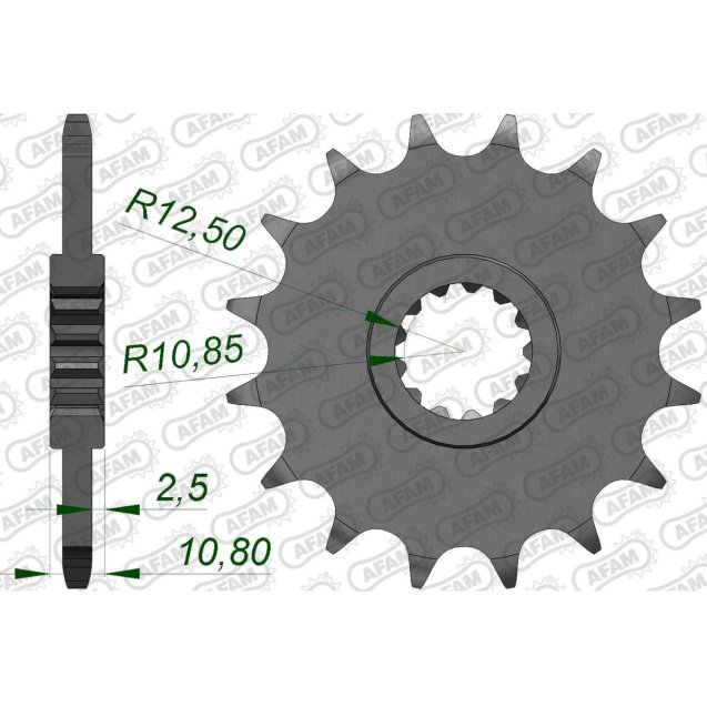 Зірка AFAM 520 Sprocket - Yamaha