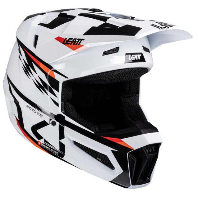 Шолом LEATT Moto 3.5 JR Helmet + Goggle [White]