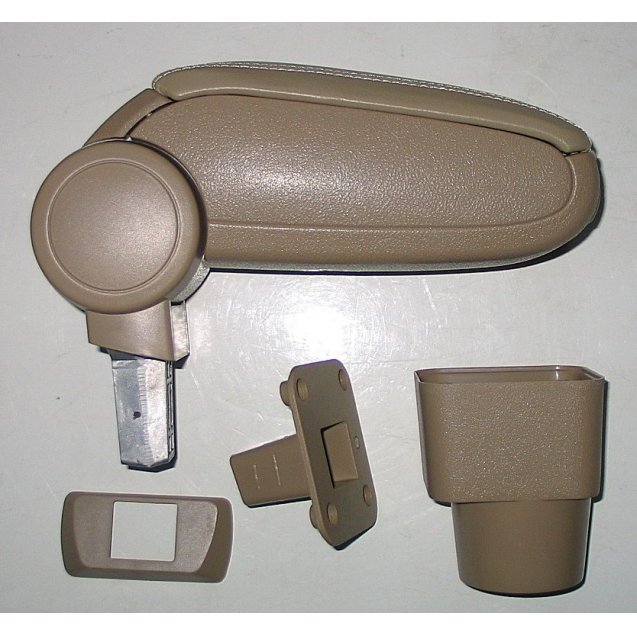 Chevrolet Aveo T250 подлокотник бежевый ASP виниловый