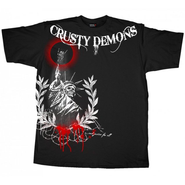 Футболка CRUSTY DEMONS Short Sleeve Tee - LIBERTY [Black]