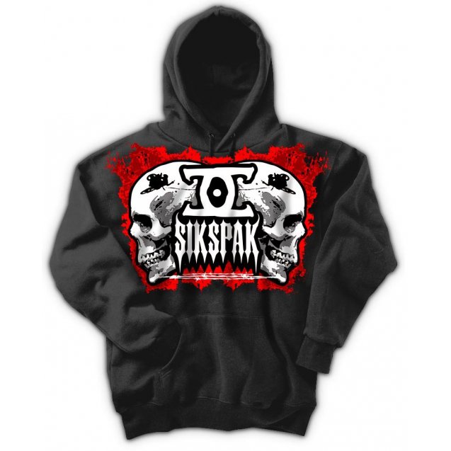 Толстовка SIKSPAK Hoodie - BURN IN HELL [Black]
