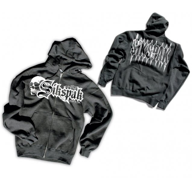 Толстовка SIKSPAK ZIP Hoodie - BURNCRUSHER [Black]
