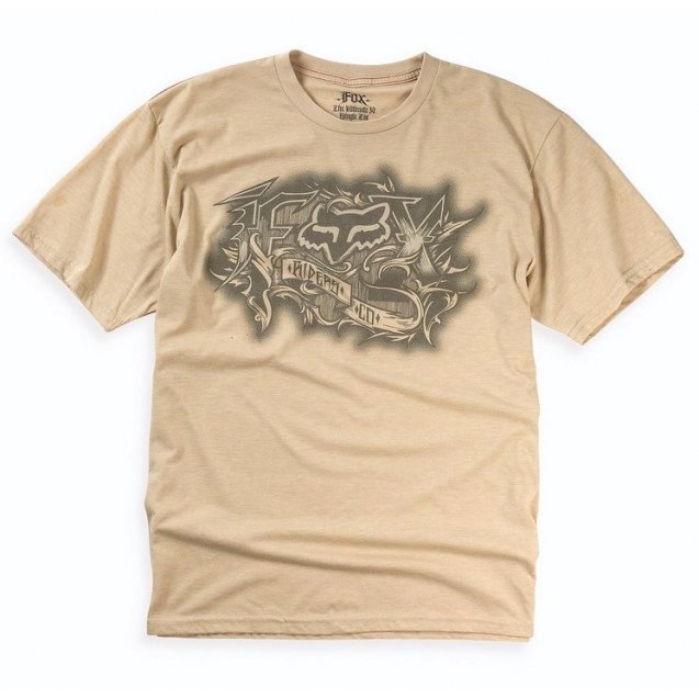 Футболка FOX HEATHERED Short Sleeve Tee - HALF LIFE [Khaki]
