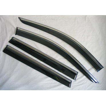 Toyota RAV 4 2019+ ветровики дефлекторы окон ASP с молдингом нержавеющей стали / sunvisors