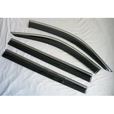 Mercedes Benz GL400 X166 ветровики дефлекторы окон ASP с молдингом нержавеющей стали / sunvisors