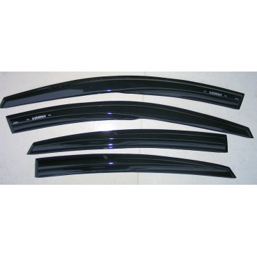 Hyundai Solaris Accent- ветровики дверей ASP передние и задние/ дефлекторы/ sunvisors