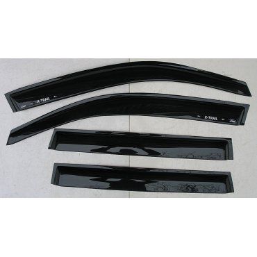 Nissan X-trail T31- ветровики дверей ASP передние и задние/ дефлекторы/ sunvisors