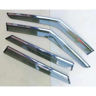 Land Rover Discovery 5 2015+  ветровики дефлекторы окон ASP с молдингом нержавеющей стали / sunvisors