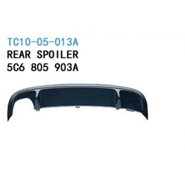 Volkswagen Jetta Mk6 2012+ диффузор заднего бампера на 1 выход