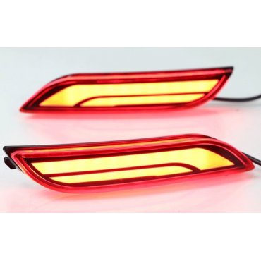 Toyota Camry XV70 2018+ LED вставки катафоты в задний бампер 3 режима WC3