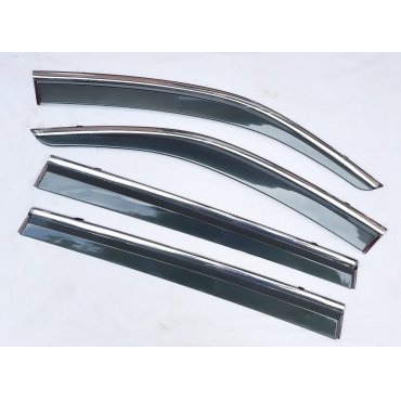 Volkswagen Teramont / Atlas 2017+ ветровики дефлекторы окон ASP с молдингом нержавеющей стали / sunvisors