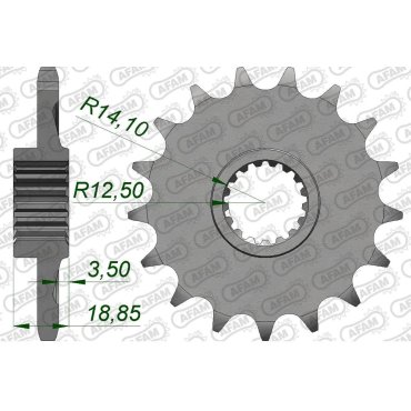Зірка AFAM 525 Sprocket - BMW