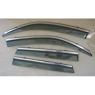 Suzuki Vitara 2015+ ветровики дефлекторы окон ASP с молдингом нержавеющей стали / sunvisors