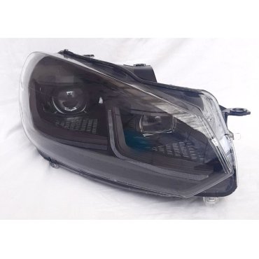 Volkswagen Golf 6 оптика передняя черная Shadow стиль Golf 7.5