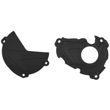 Комплект захисту Polisport Clutch & Ignition Cover - Yamaha [Black]