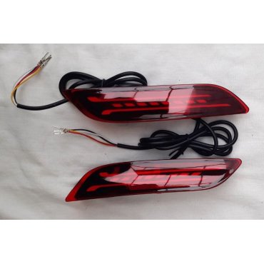 Toyota Camry XV70 2018+ LED вставки катафоты в задний бампер 3 режима WY