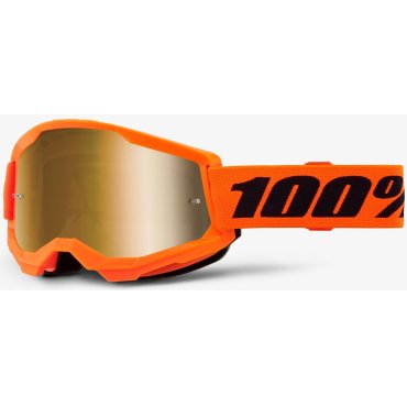 Окуляри 100% STRATA 2 Goggle [Neon Orange]