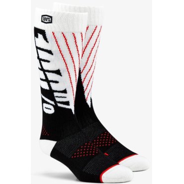 Шкарпетки 100% TORQUE Sock [Black/White]