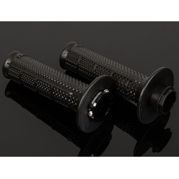 Гріпси Renthal MX R-Works Lock-On Tapered Grips - Half Waffle [Black]