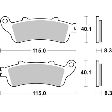 Гальмівні колодки SBS High Performance Front Brake Pads