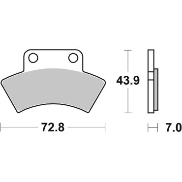 Гальмівні колодки SBS Standard Brake Pads