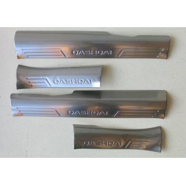 Nissan Qashqai J11 Mk2 накладки защитная на пороги дверных проемов верхние