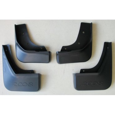Peugeot 2008 брызговики колесных арок ASP передние и задние полиуретановые с лого