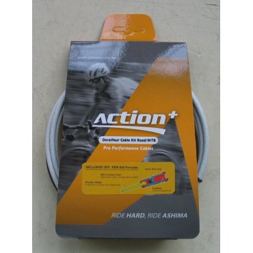 Набор оплеток и тросов Ashima Action+ [White]