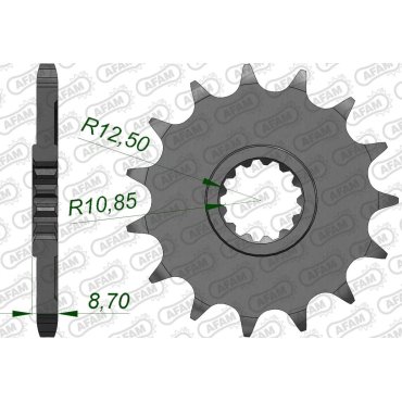 Зірка AFAM 525 Sprocket - Kawasaki