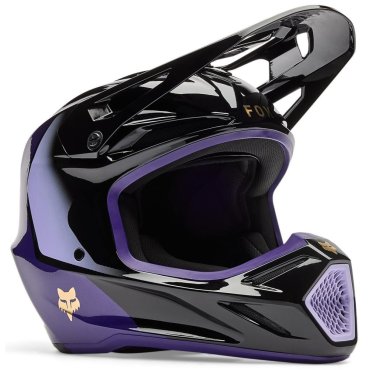 Шолом FOX V3 Helmet - DRIP [Purple]