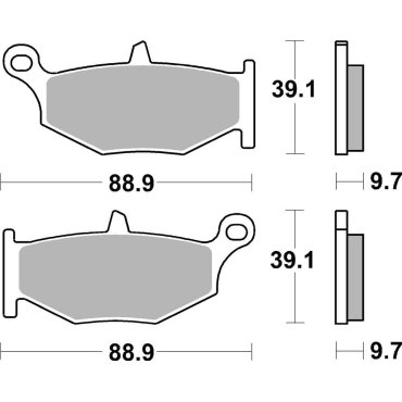 Гальмівні колодки Renthal RC-1 Rear Brake Pads