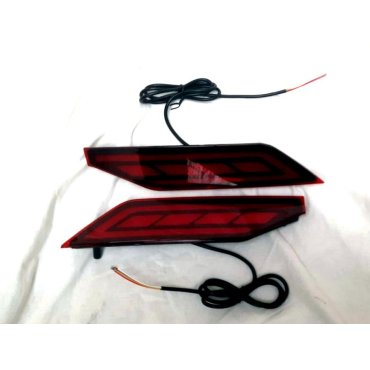 Mitsubishi Pajero Sport 2019+ LED вставки катафоты в задний бампер тип A